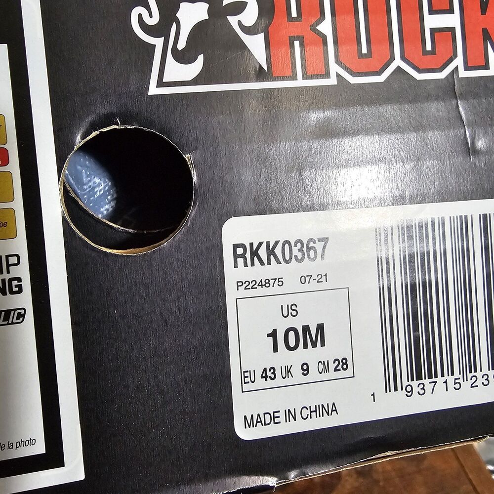 Rocky Industrial Athletix‎ Composite 3" Work Shoe Black/Gray Mens 10 Medium - Picture 11 of 11